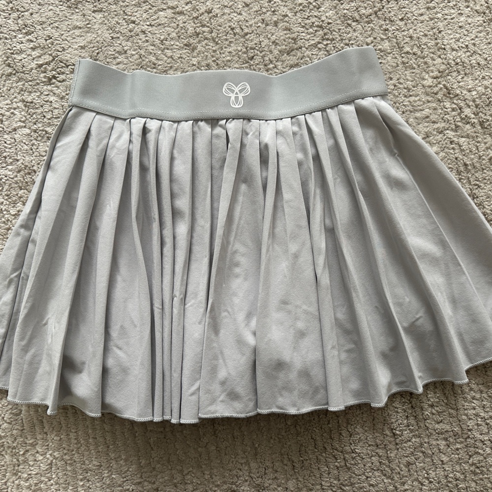 TNA Gray Pleated Skirt